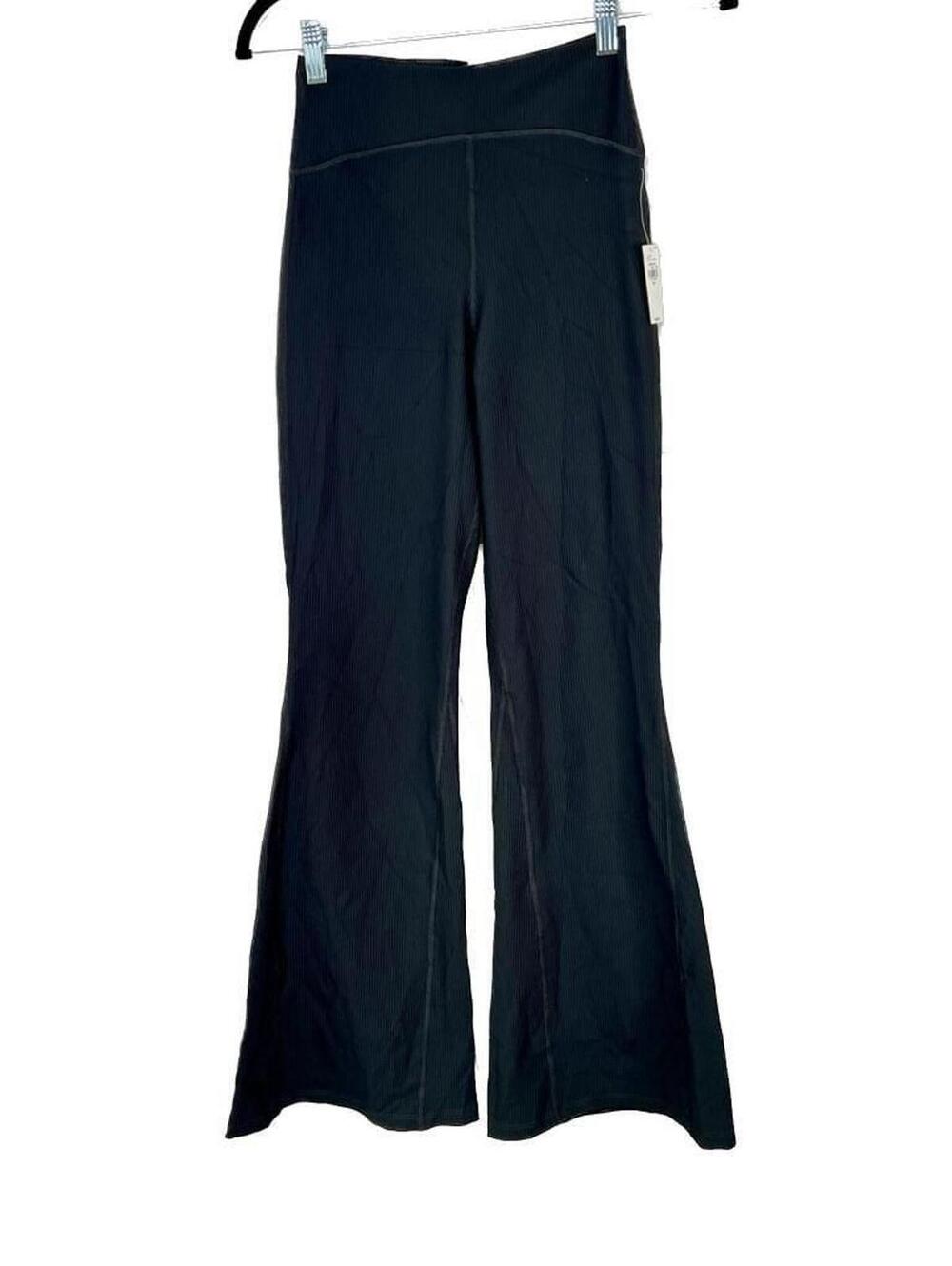 Old Navy Size XS Active PowerSoft High-Rise Super-Flare Ribbed Leggings NWT